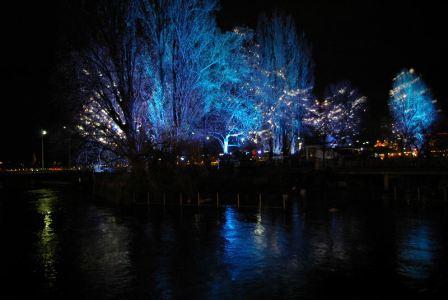 レマン湖のライトアップ.JPG